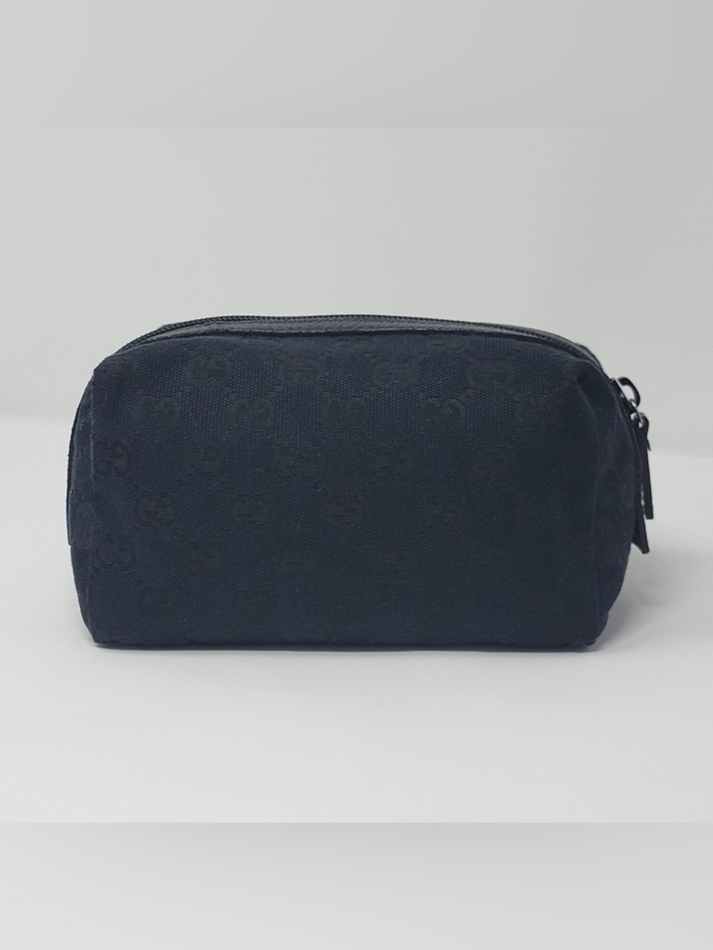 Gucci Black Canvas Makeup Pouch